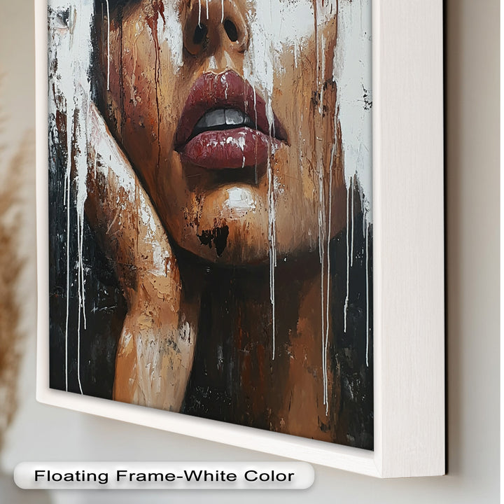 Dripping Silence – Modern Expressionist Abstract Oil Painting