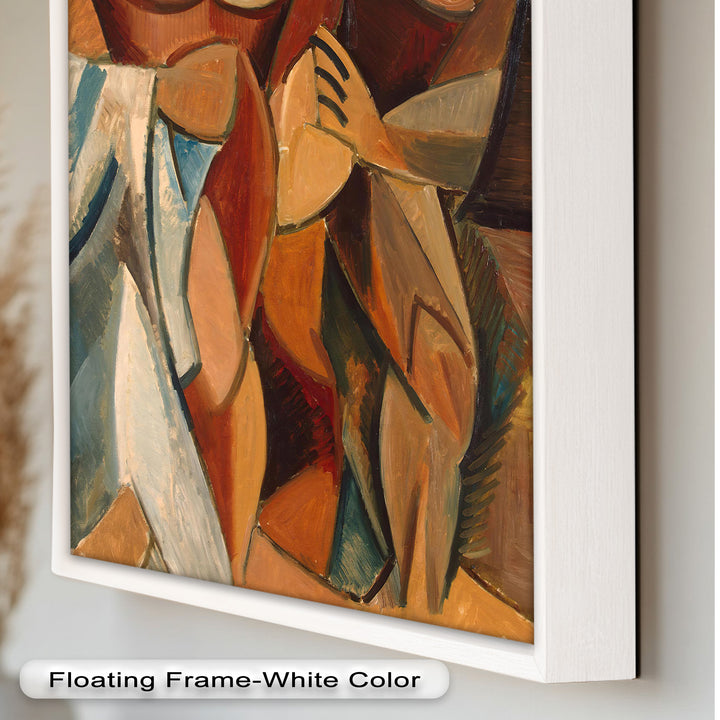 Embrace in Earth Tones – Picasso Oil Painting