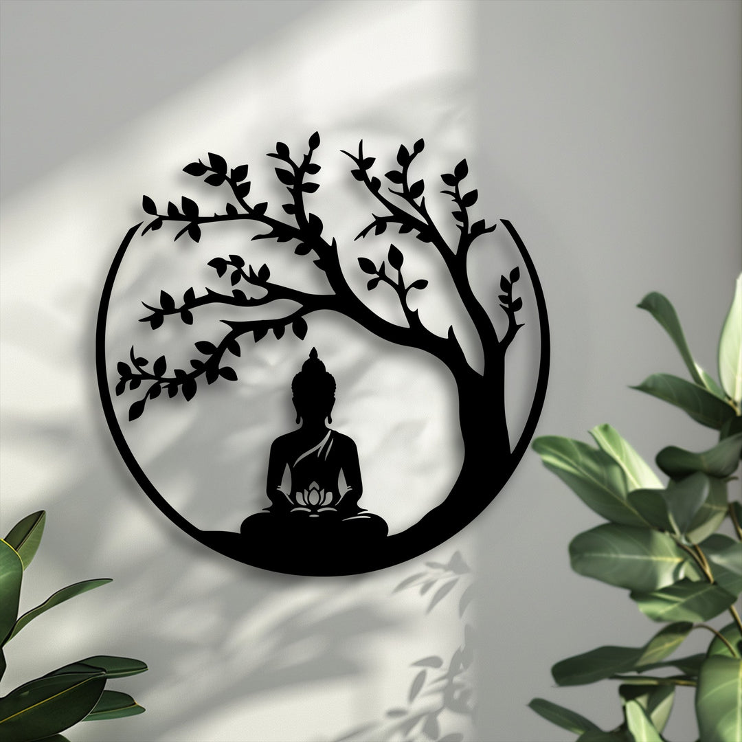 Chiave greca rotonda decorativa Specchio da Parete – Decorazione da parete con specchio classico moderno