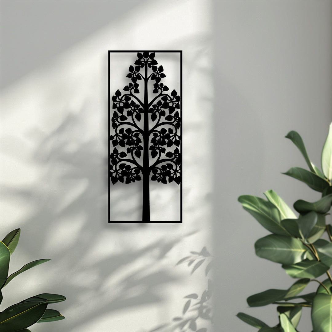 Tree of Life Frame – Elegant Botanical Metal Wall Art