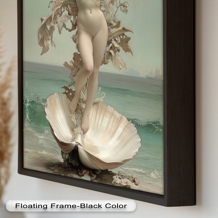 Ethereal Awakening – Renaissance Venus Rising Oil Painting