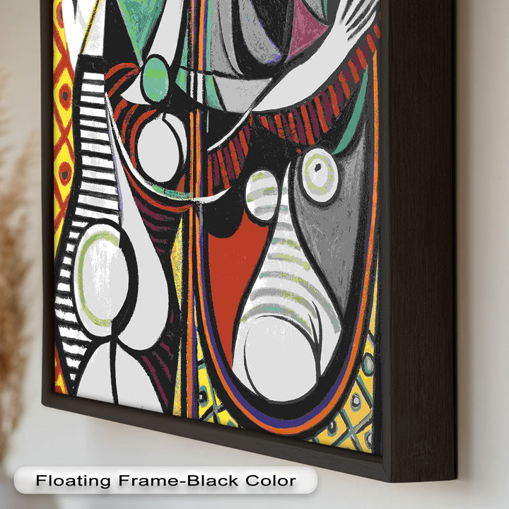 Reflected Identity – Mirror Portrait Picasso Oil Painting