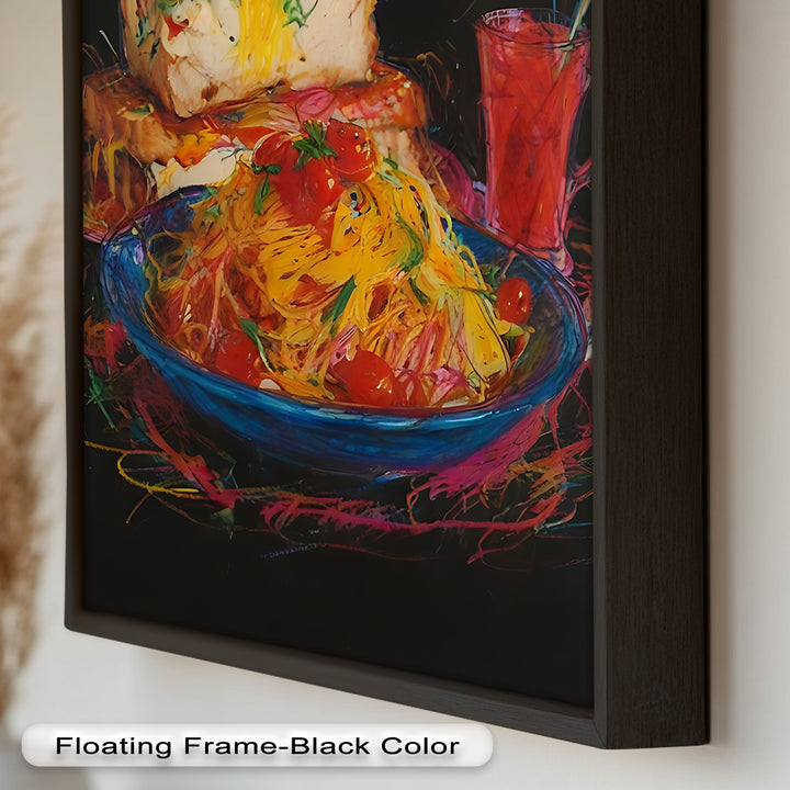 Gourmet-Sandwich und Pasta-Explosion - Food Painting