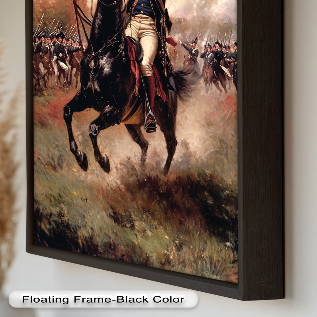 Ride of the Republic – Patriotic Commander Oil Painting