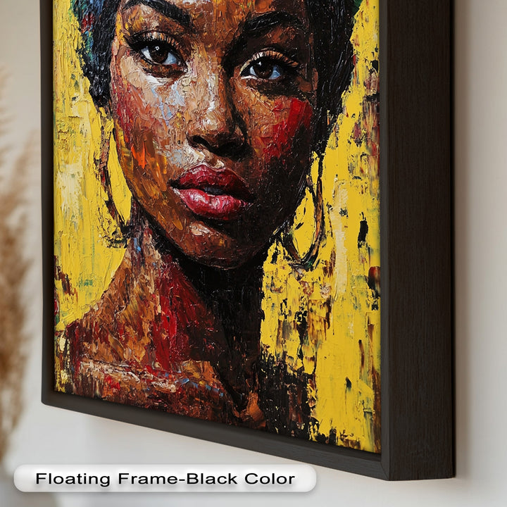 Radiant Soul – Bold Portrait Oil Painting in Fauvist Style
