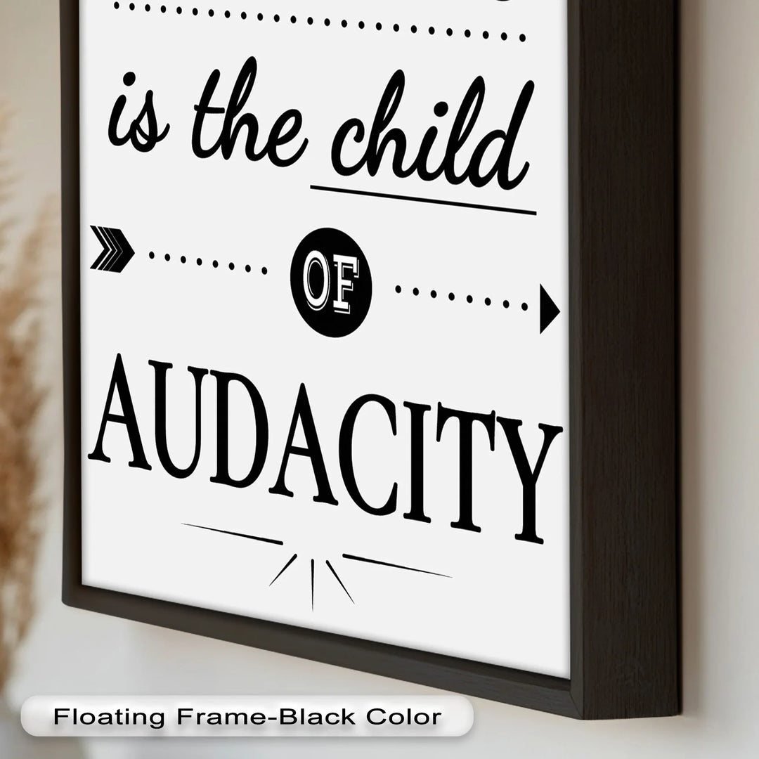 Success Is the Child of Audacity – Modern Oil Painting - MyPhotoStation