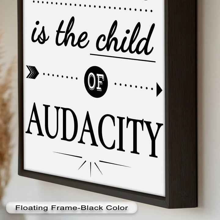 Success Is the Child of Audacity – Modern Oil Painting - MyPhotoStation