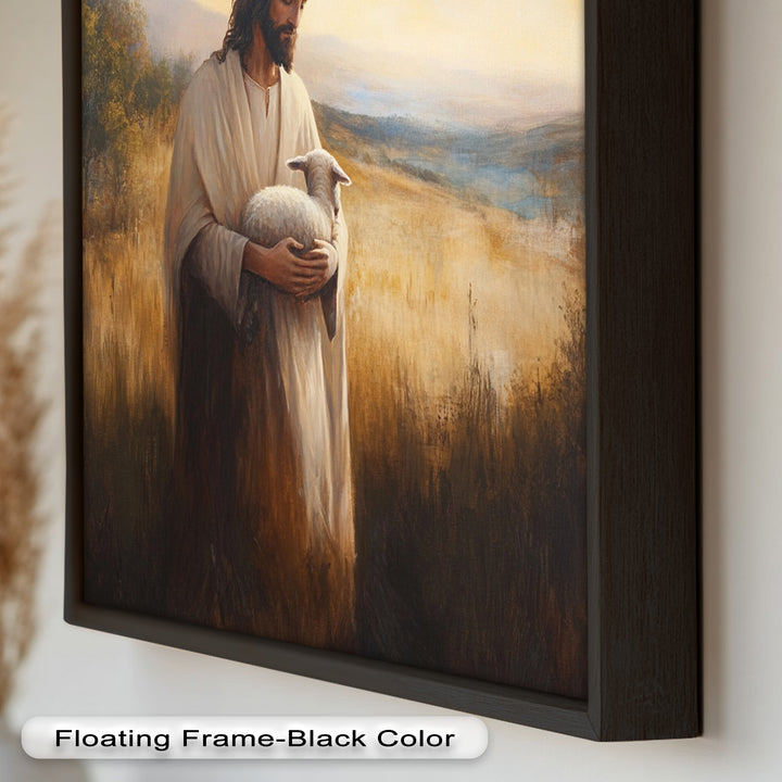 Psalm 23:1 – The Lord is My Shepherd Bible Verse Oil Painting