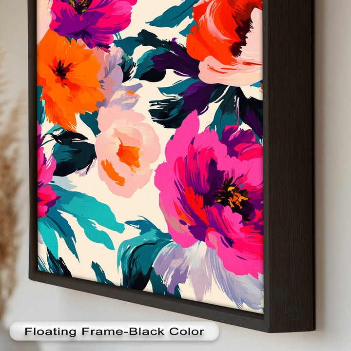Bold Boho Bloom – Fauvist Floral Explosion Oil Painting