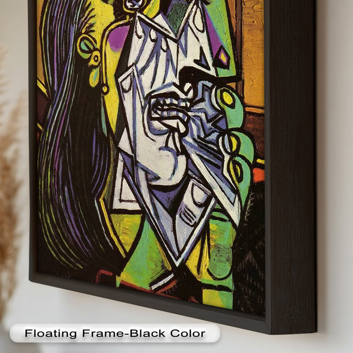 Weeping Woman in Crimson Hat – Picasso Oil Painting
