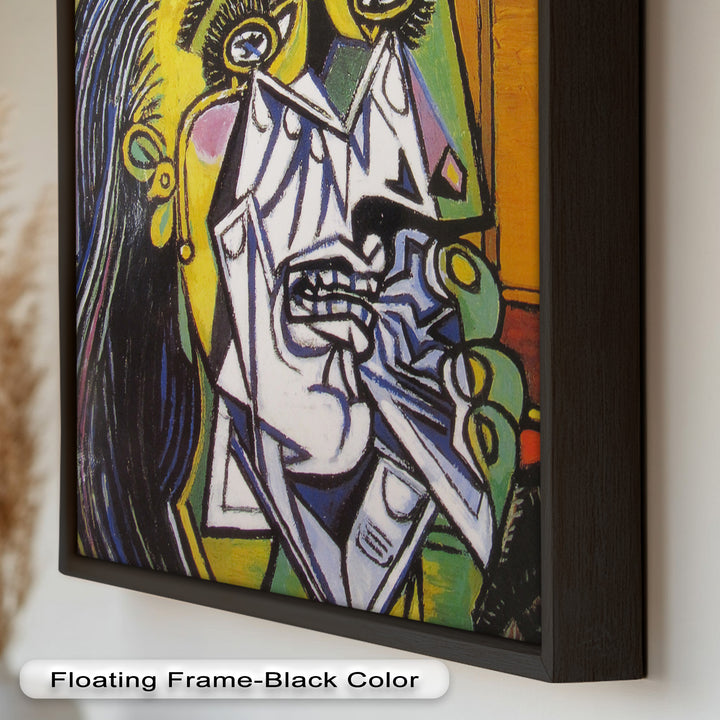 Woman in Anguish – Expressive Cubist Portrait Picasso Oil Painting