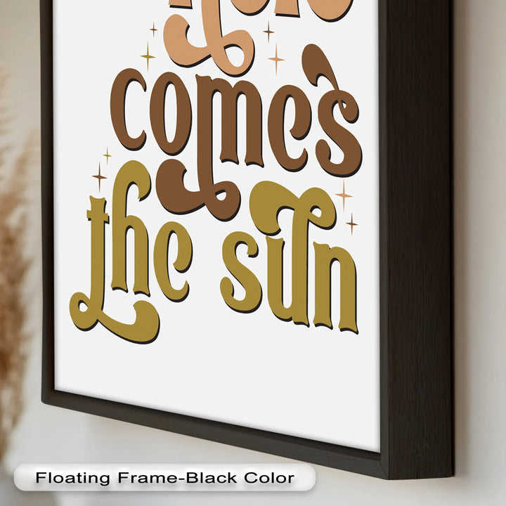 Here Comes the Sun – Positive Vibes Oil Painting - MyPhotoStation