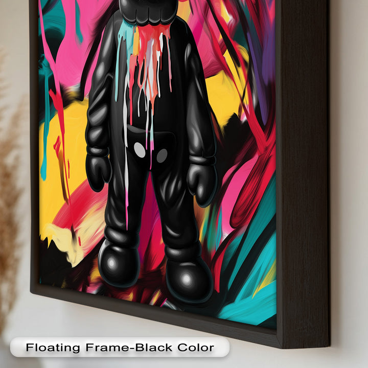 Meltdown Companion – Color Splash KAWS Oil Painting