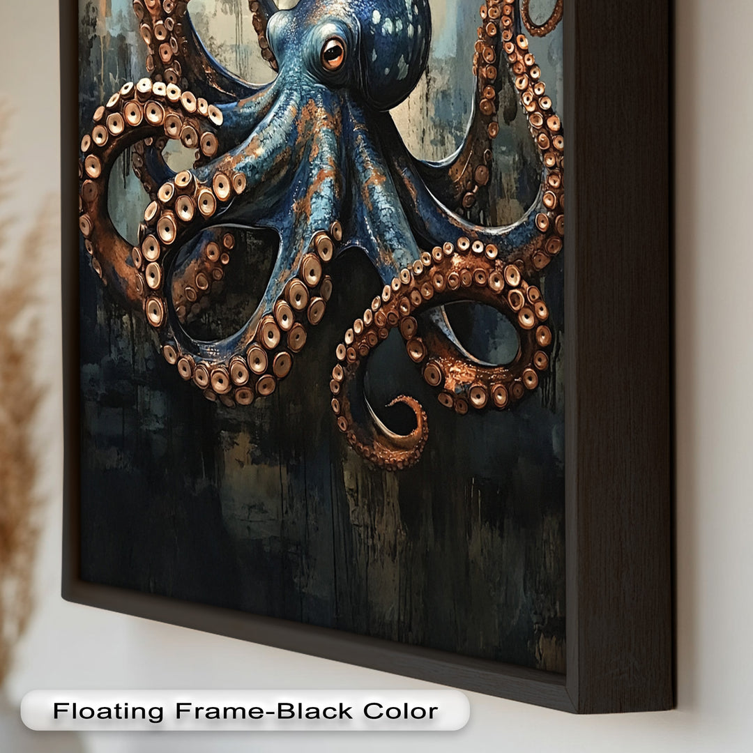 Deep Sea Octopus - Animal Oil Painting