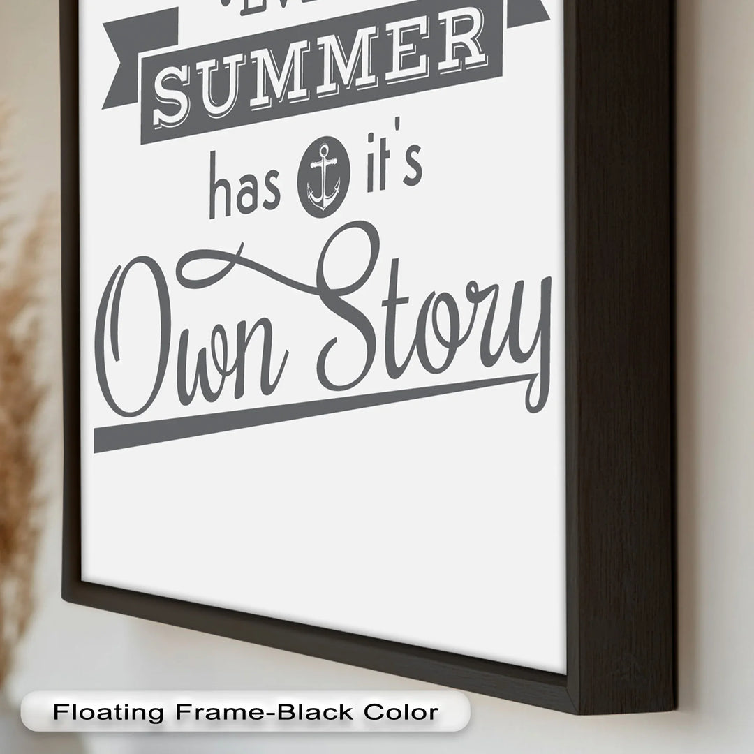 Every Summer Has Its Own Story – Oil Painting - MyPhotoStation