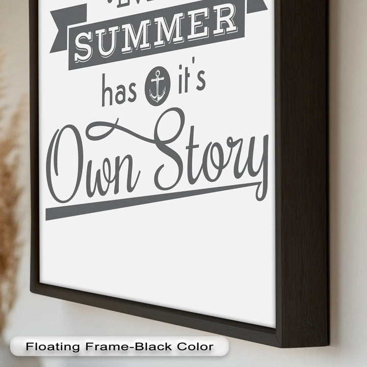 Every Summer Has Its Own Story – Oil Painting - MyPhotoStation