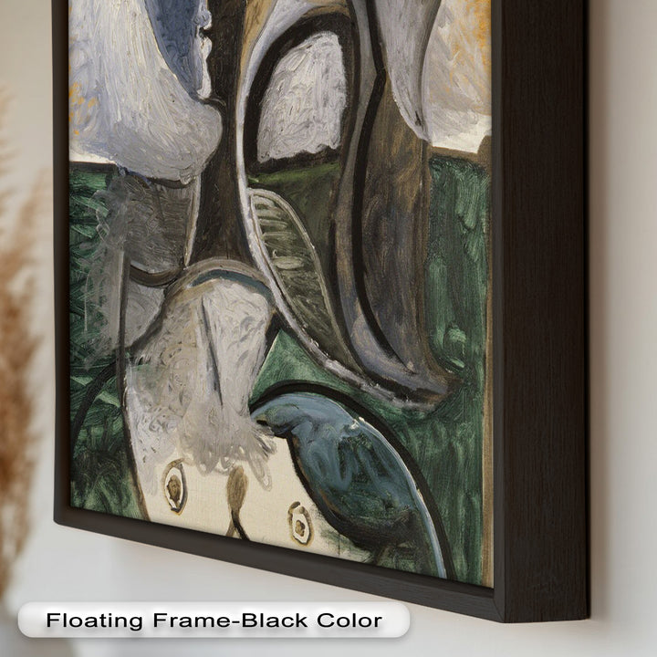 Fragmented Grace – Expressive Female Form in Picasso-Style Oil Painting