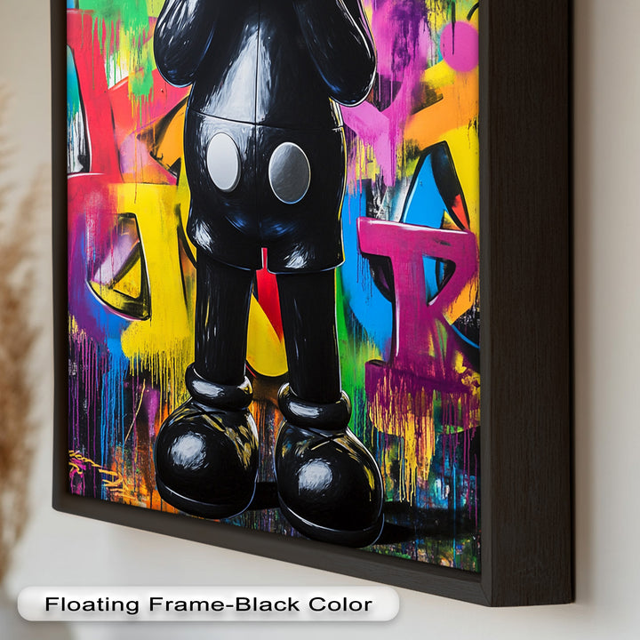 Behind the Hands – KAWS Oil Painting