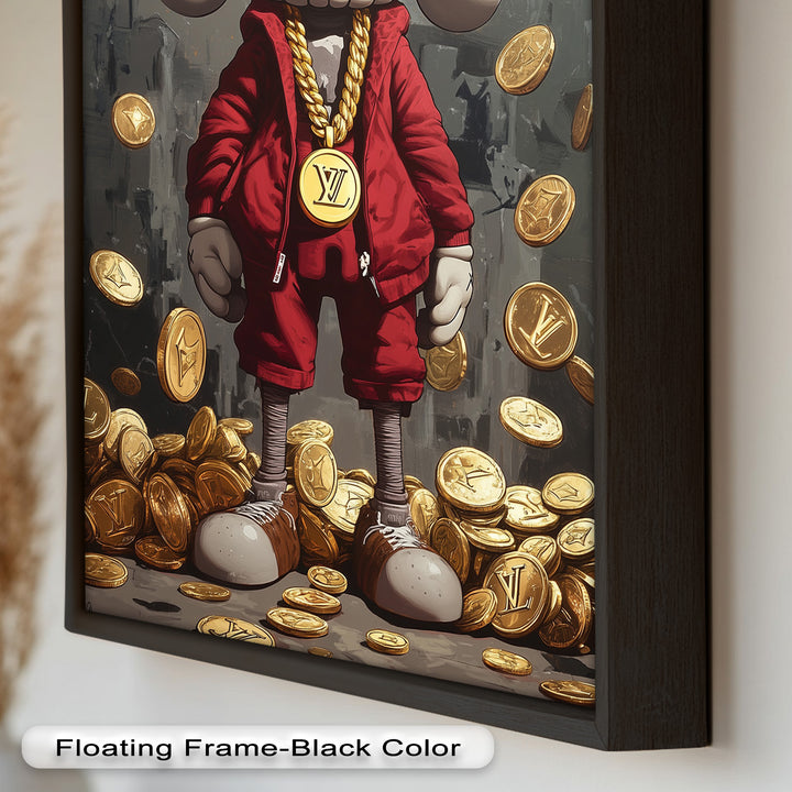 Luxury Drop – KAWS Companion Oil Painting