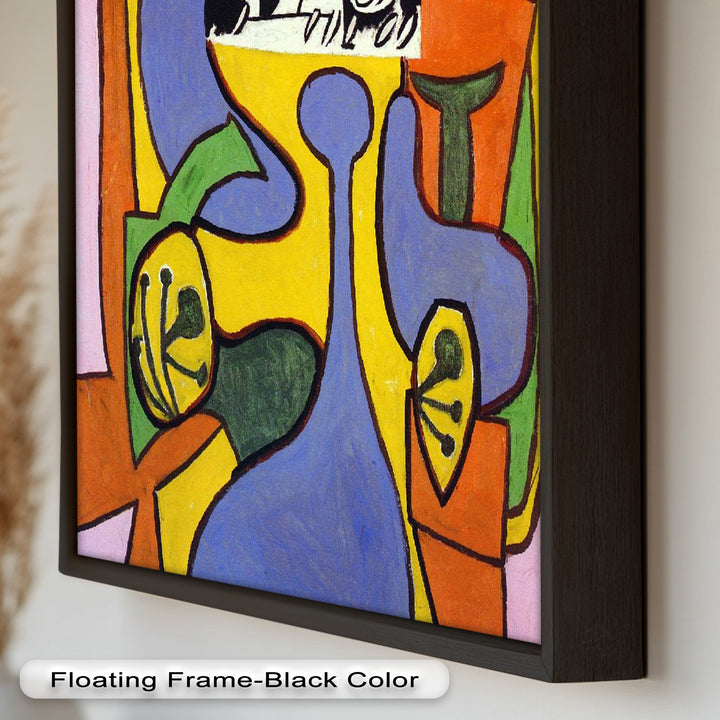 The Mask of Form – Bold Geometric Expression Picasso Oil Painting