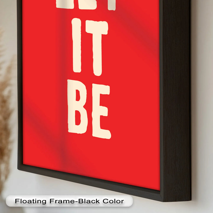 Let It Be – Red Oil Painting - MyPhotoStation