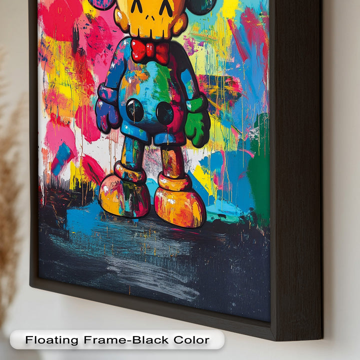 Color Riot Companion – KAWS Oil Painting