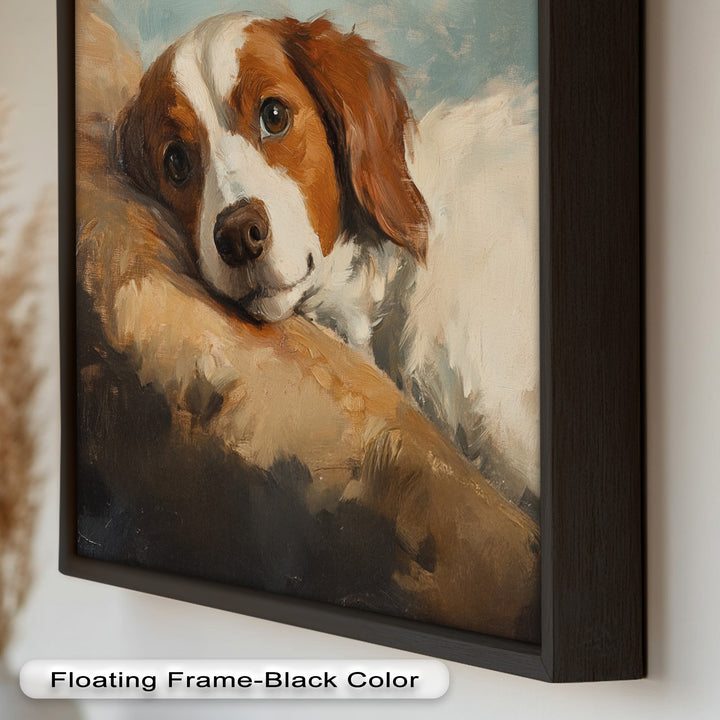 Resting Soul – Loyal Dog Animal Oil Painting