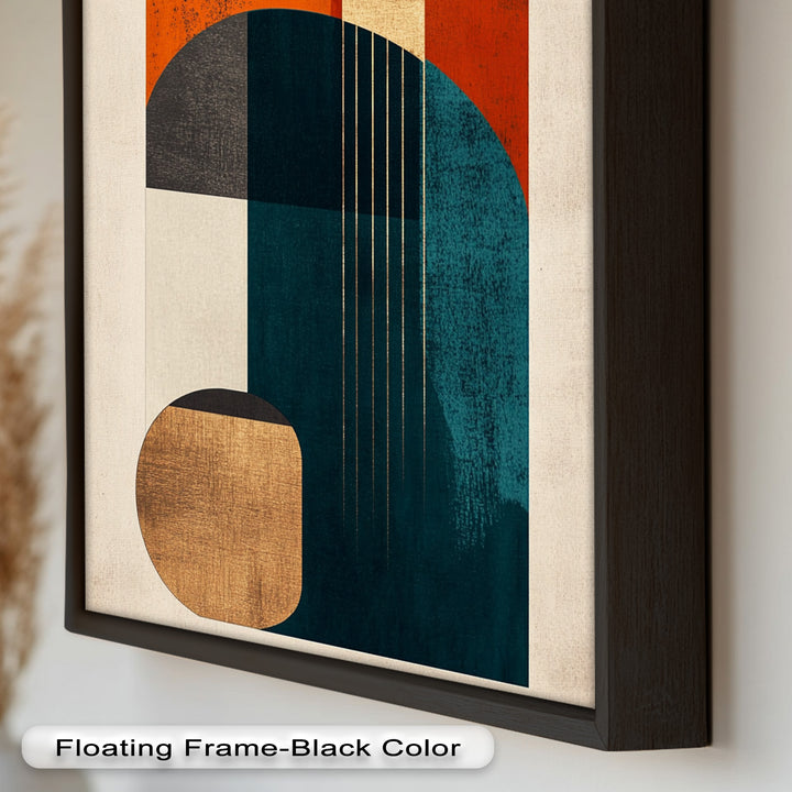 Modern Resonance – Abstract Geometric Oil Painting