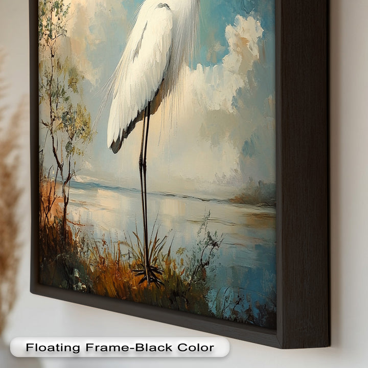 Grace of the Marshlands – Animal Oil Painting