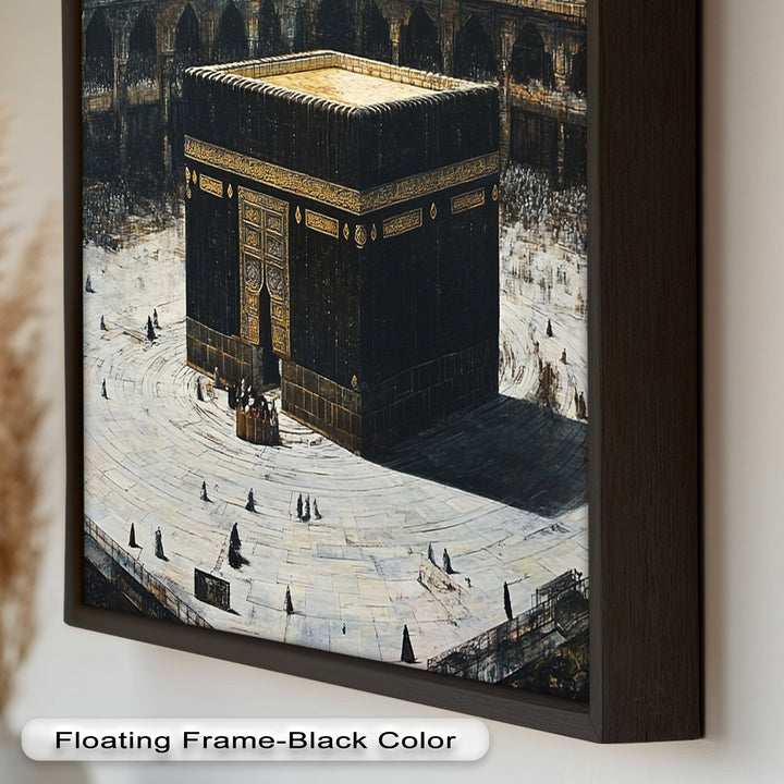 Kaaba Mecca Wall Art – Religious Oil Painting