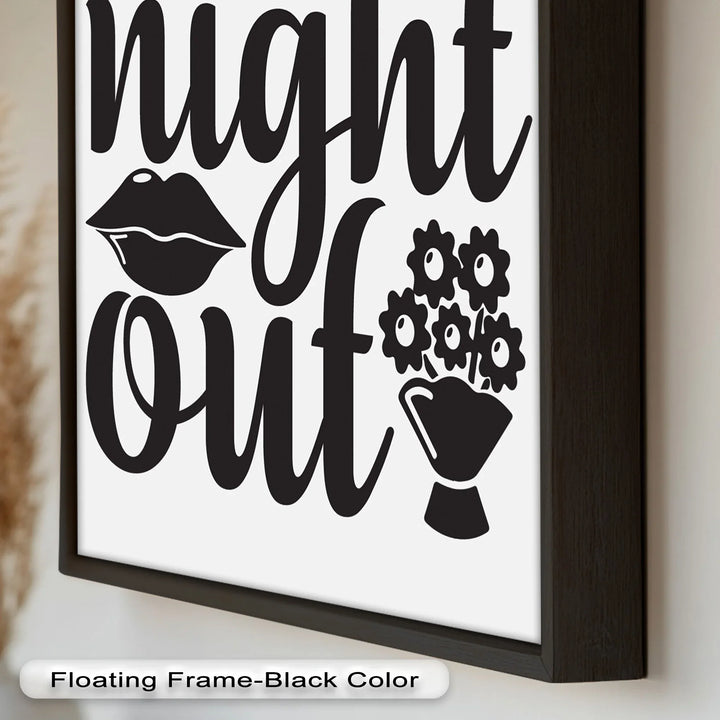 Girls Night Out – Typography Oil Painting - MyPhotoStation