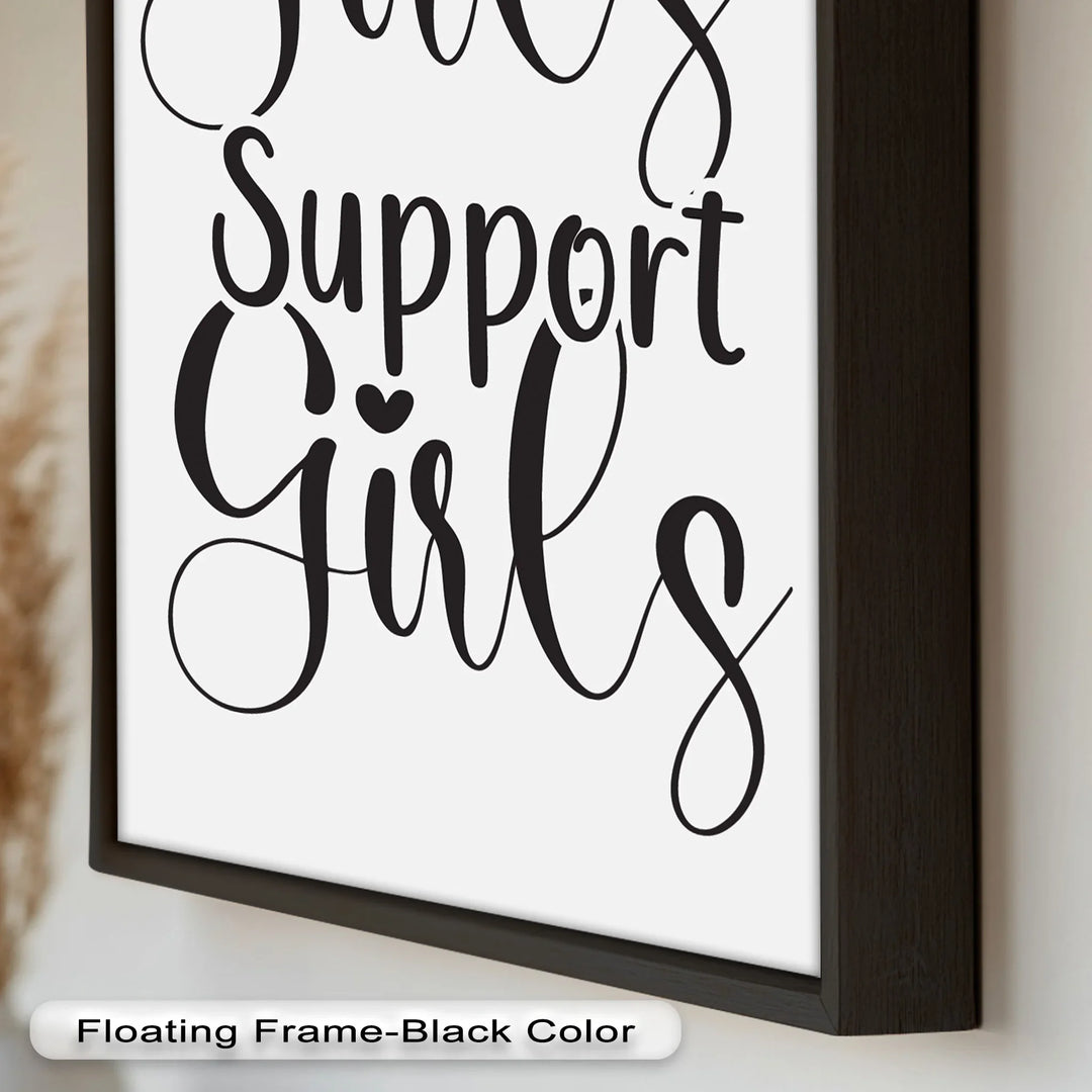 Girls Support Girls – Oil Painting - MyPhotoStation
