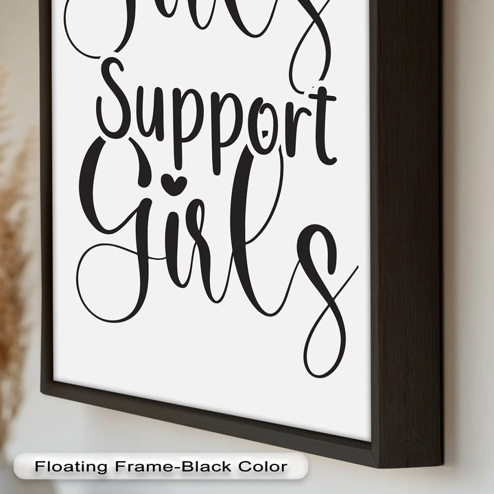Girls Support Girls – Oil Painting - MyPhotoStation