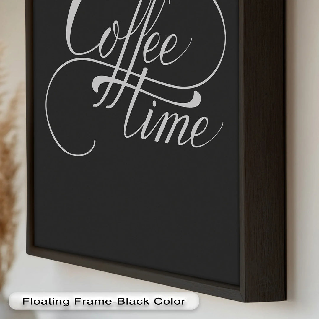 Coffee Time Script Art – Calligraphy Oil Painting - MyPhotoStation