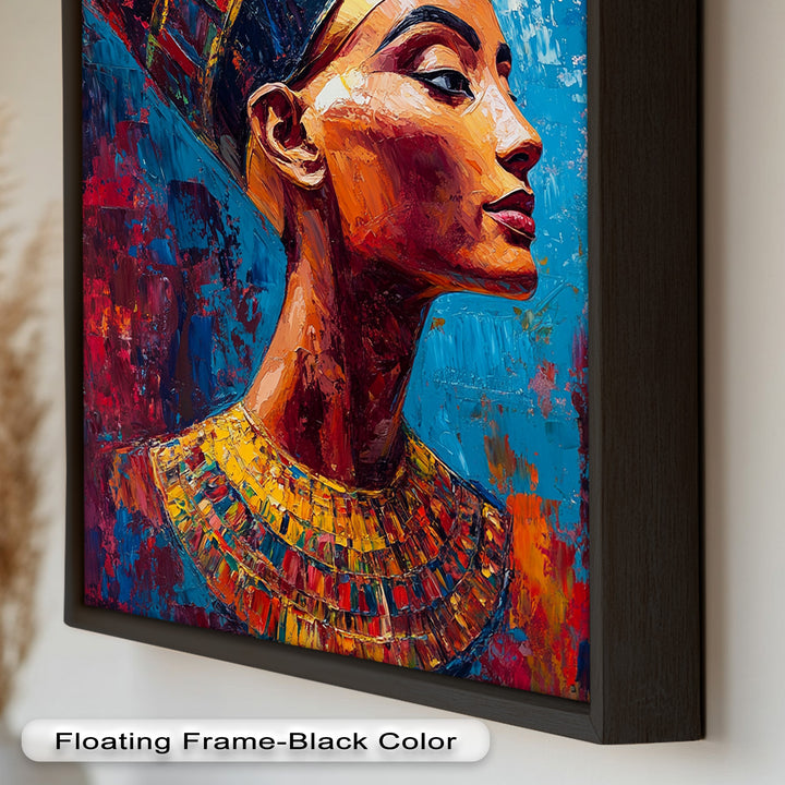 Fauvist Queen – Royal Profile Oil Painting