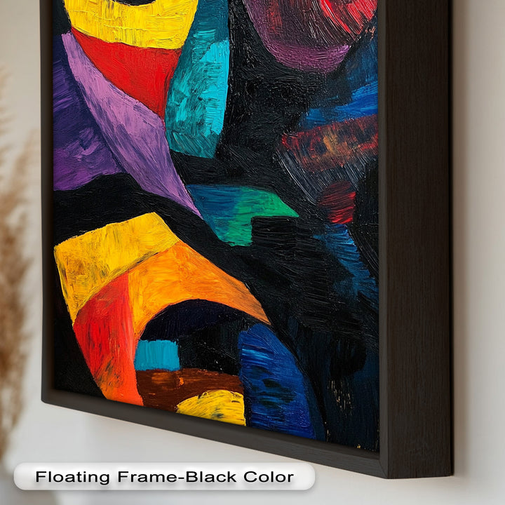 Abstract Eye Expression – Fauvism Oil Painting