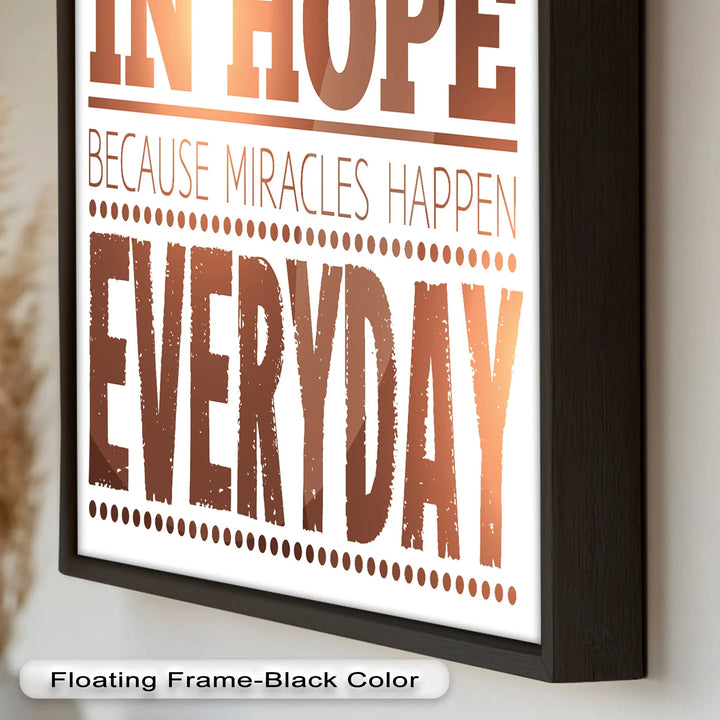 Believe in Hope – Motivational Oil Painting - MyPhotoStation