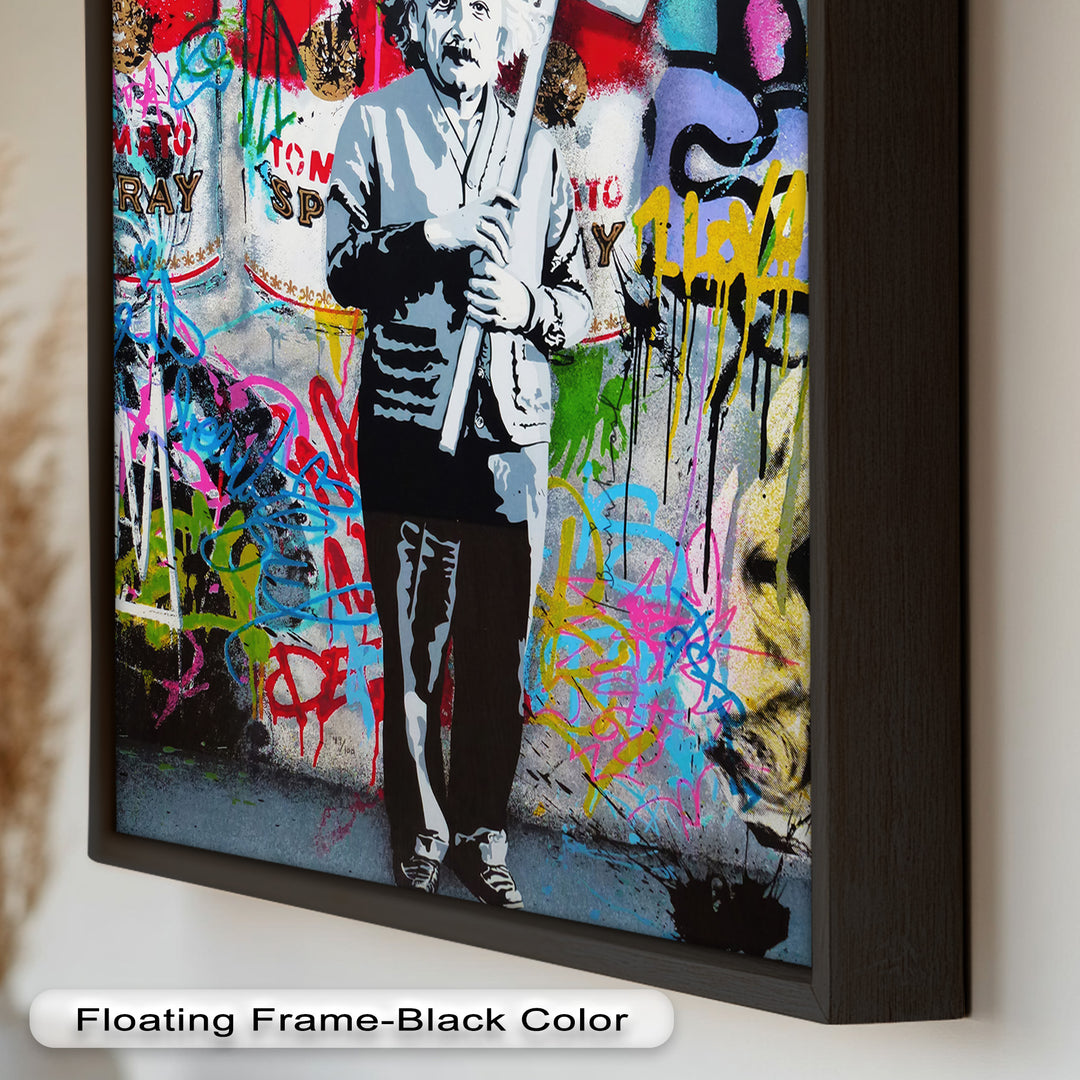 Einstein’s Protest – Banksy Oil Painting