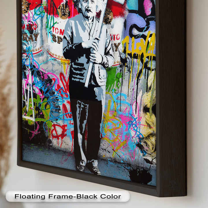 Einstein’s Protest – Banksy Oil Painting