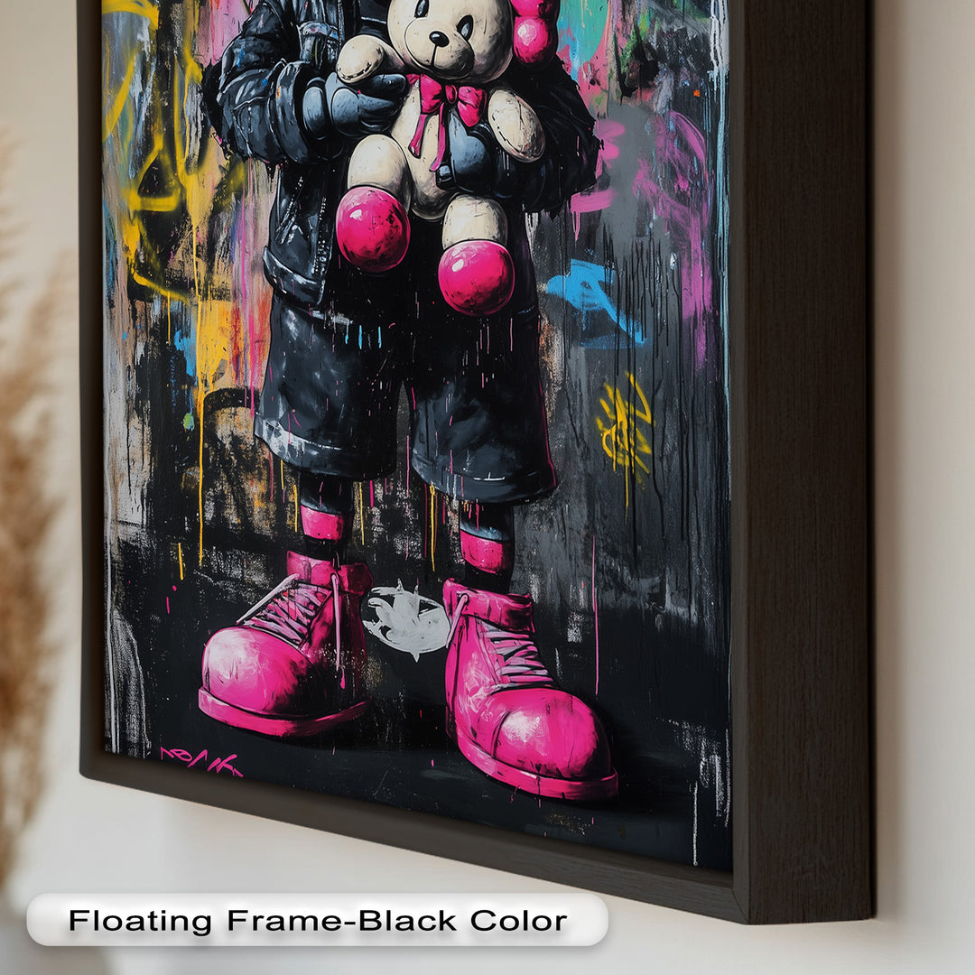 Embrace the Chaos – KAWS Oil Painting