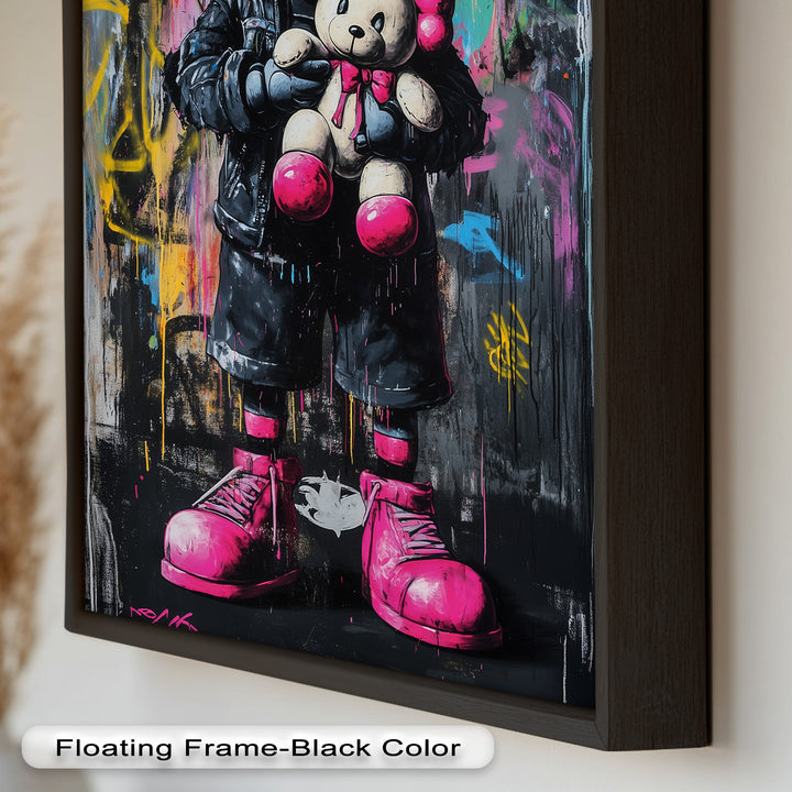 Embrace the Chaos – KAWS Oil Painting