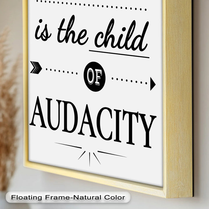 Success Is the Child of Audacity – Modern Oil Painting - MyPhotoStation