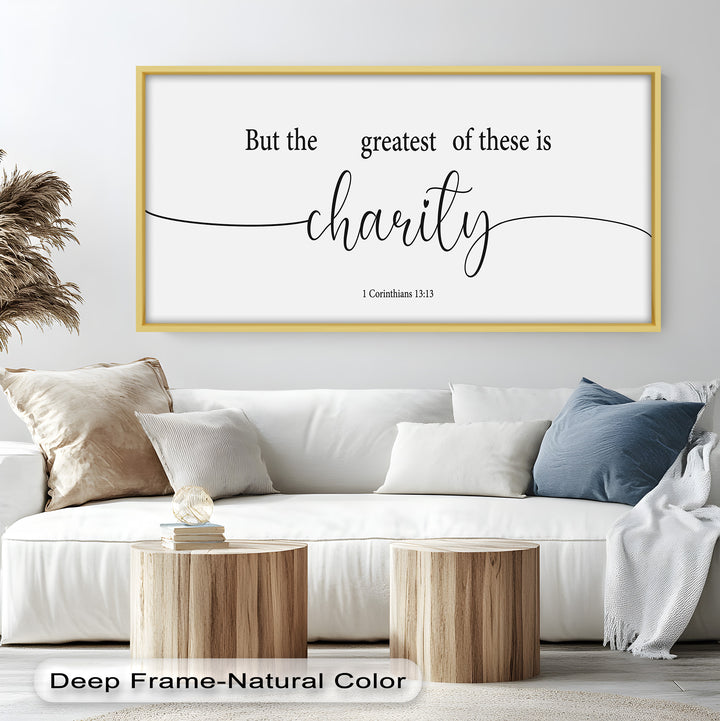 But the Greatest of These is Charity - Christian Oil Painting