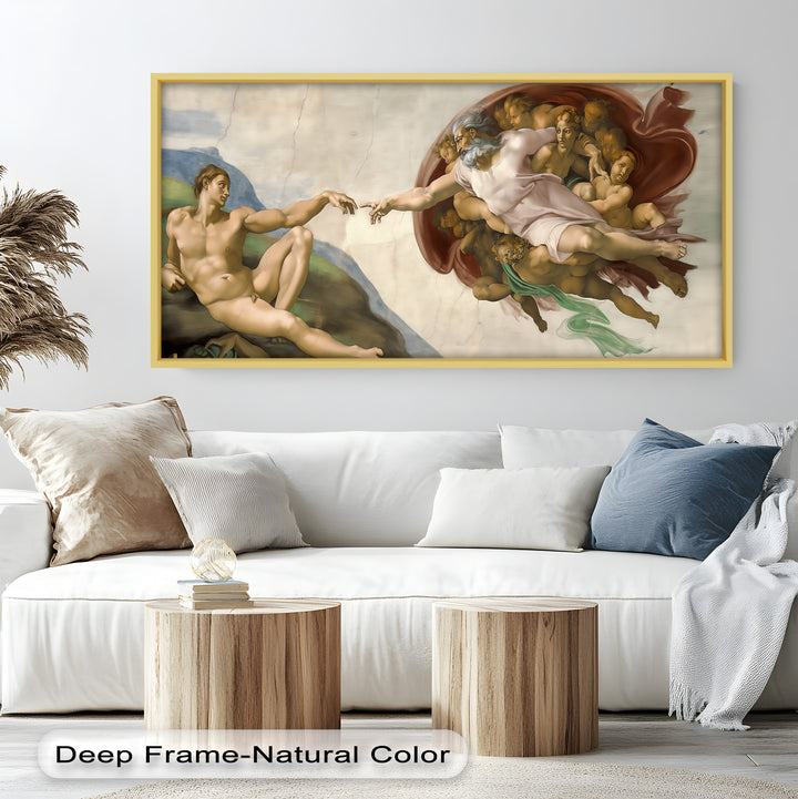 The Creation of Adam - Classicism Oil Painting