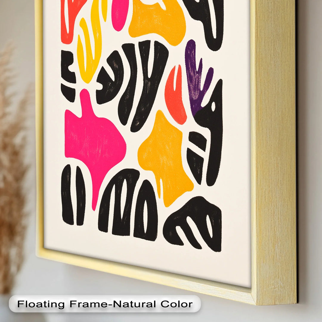 Chromatic Rhythm – Abstract Fauvist Oil Painting - MyPhotoStation