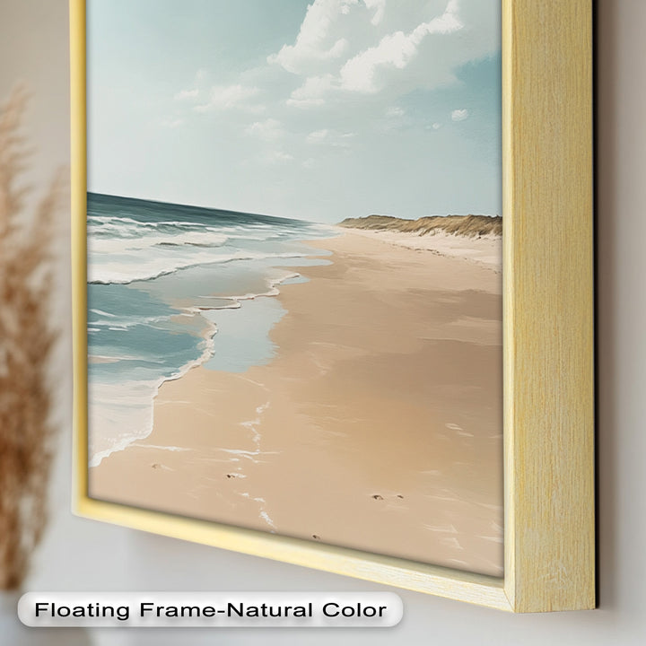 Endless Shoreline – Serene Seascape Oil Painting