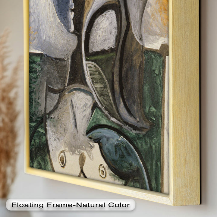 Fragmented Grace – Expressive Female Form in Picasso-Style Oil Painting