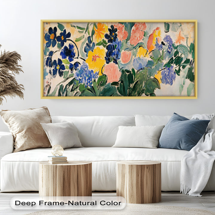 Fauvist Floral Explosion – Colorful Expressionist Oil Painting