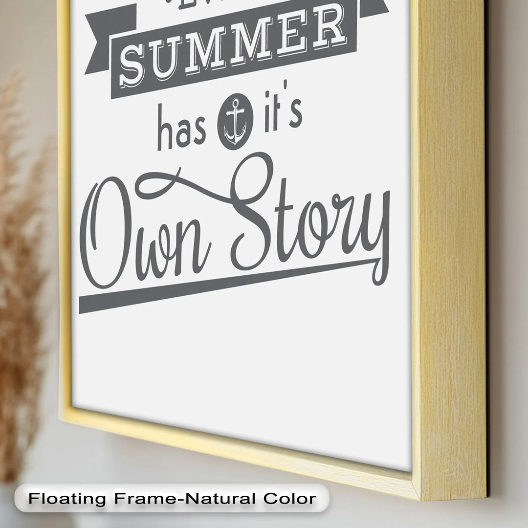 Every Summer Has Its Own Story – Oil Painting - MyPhotoStation