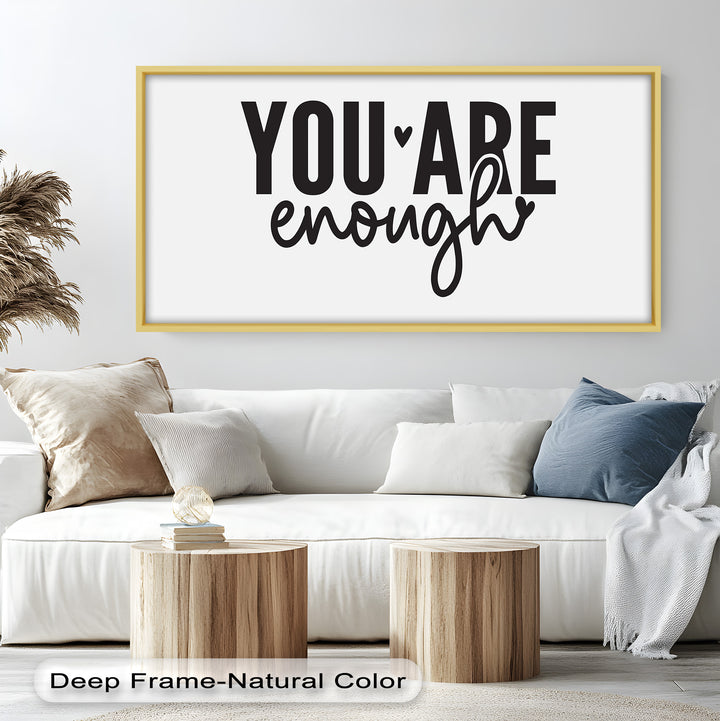 You Are Enough – Modern Oil Painting